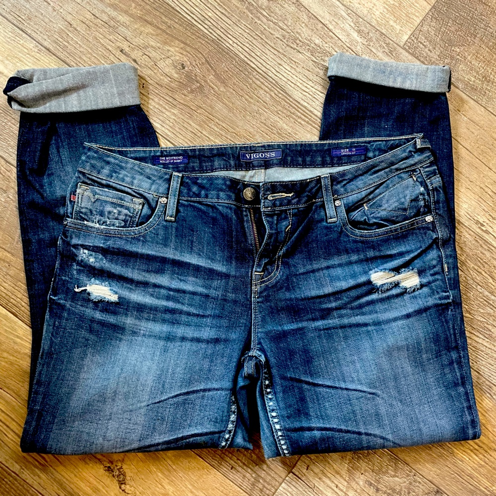 Vigoss Premium Denim - Rolled Skinny Boyfriend Cut